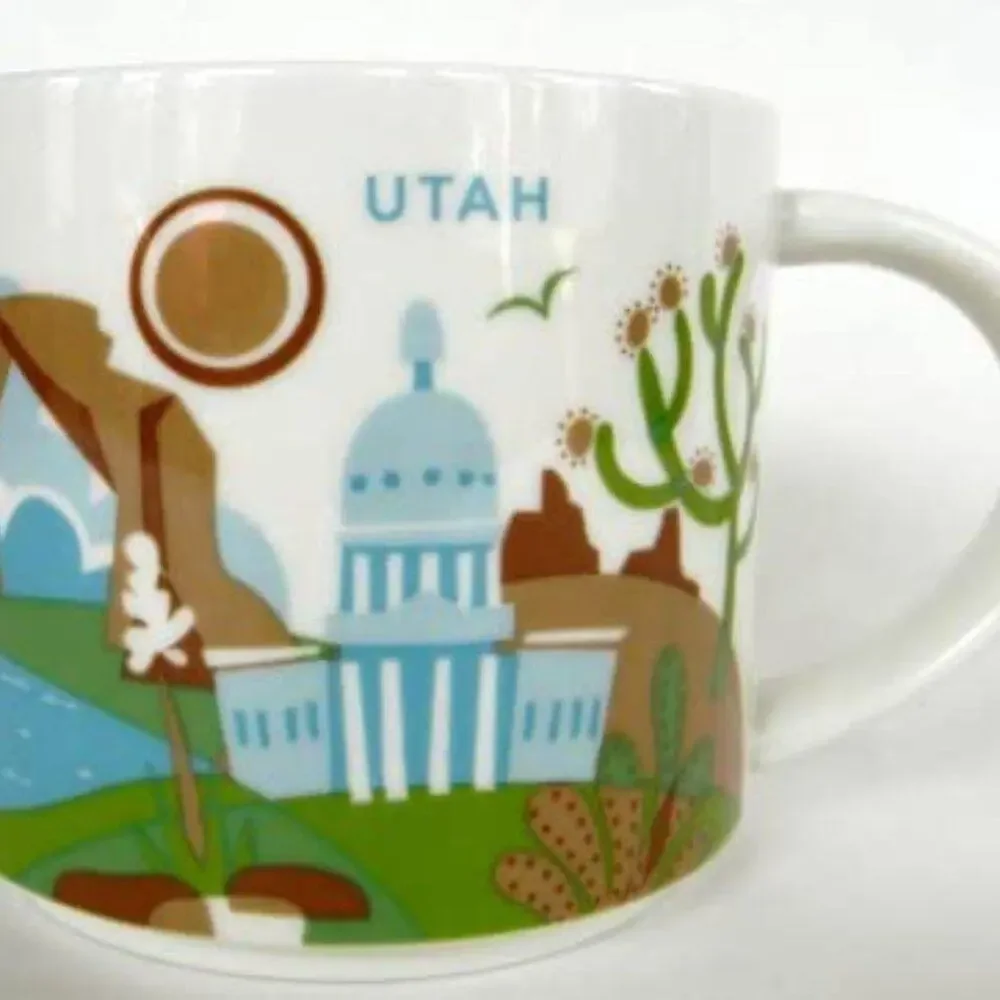 Starbucks Utah You‎ Are Here Collection 14 oz Ceramic Mug